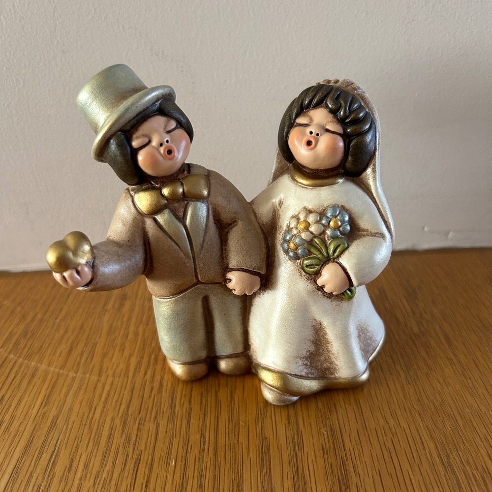 Thun Italian bride and groom ornament/cake topper